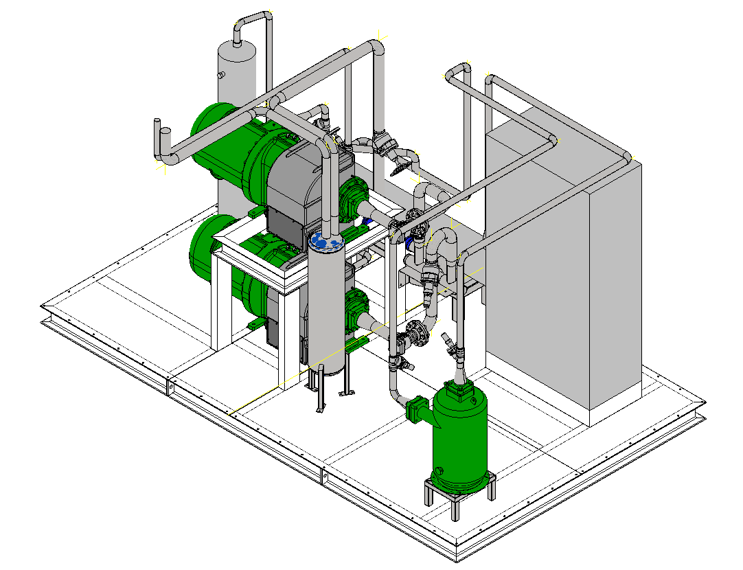 Centrale frigorifique pour récupération d'énergie